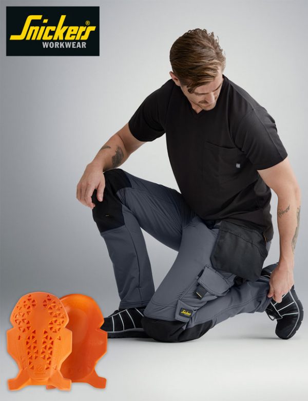 Snickers Workwear superior, ergonomic knee protection with D30