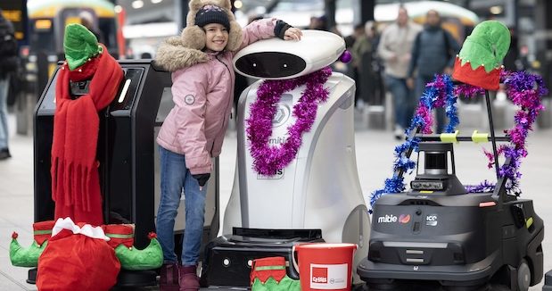 Mitie's carolling ‘cobots’ spread Christmas cheer at London Bridge station - FMJ